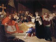 George Henry Harlow The Court for the Trial of Queen Katharine china oil painting reproduction